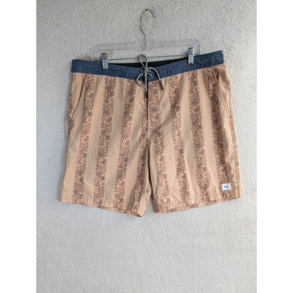 Katin Board Shorts Mens Sz 38 Peach Surf Beach Swim Trunks Vacation